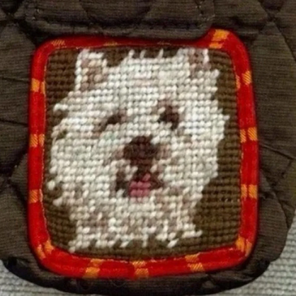 Vintage Union Trading Dog Treat Mini Pouch Handmade Clip On Loop